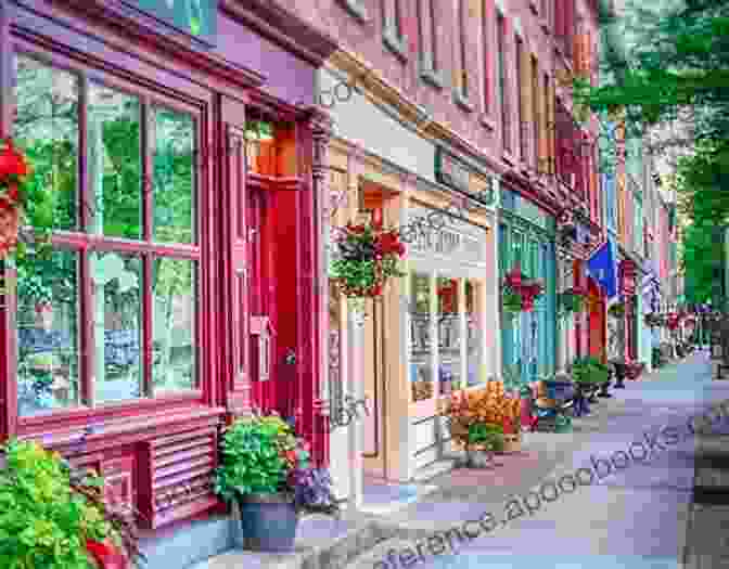 A Charming Town Along A Rail Trail In New England, With Colorful Buildings And A Bustling Atmosphere Best Rail Trials New England: More Than 40 Rail Trails From Maine To Connecticut (Best Rail Trails: Where To Ride)