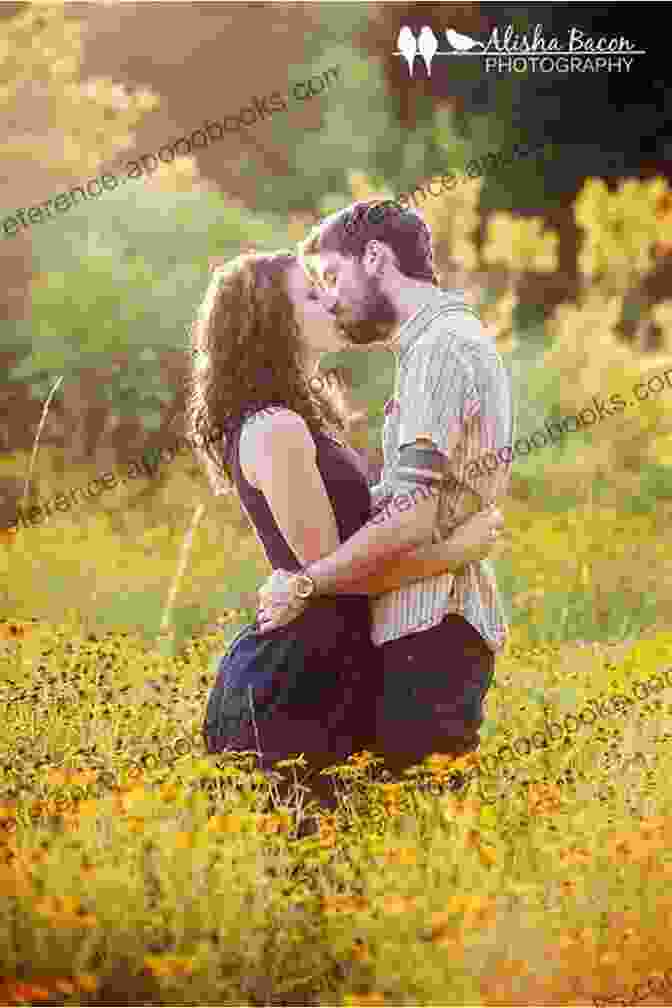 A Close Up Of A Couple Kissing Passionately In A Field Of Wildflowers, Surrounded By A Golden Sunset Always A Protector: Nursing A Broken Heart : Western Romance Cowboy Romance