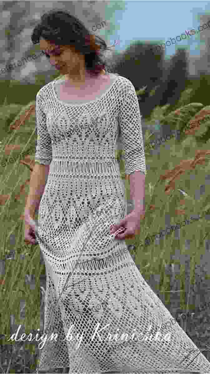 A Flowy And Bohemian Inspired Crochet Dress With Intricate Lace Patterns And A Flattering Fit. Crochet Pattern Dress Vintage Crochet Dress Pattern Crochet Tutorials (Modern Irish Crochet Lace Pattern)