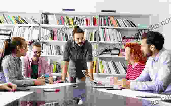 A Group Of People Gathered Around A Laptop, Collaborating On A Writing Project, With Illustrations Of Thought Bubbles And Speech Bubbles Above Their Heads. Essays In The Art Of Writing Illustrated