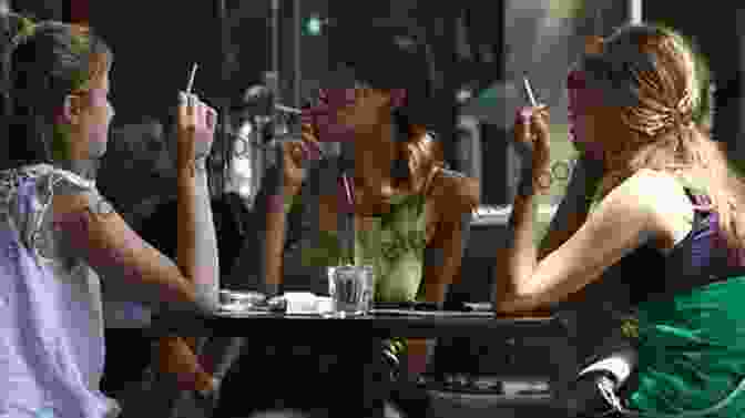 A Group Of Women Sit Around A Table, Smoking Cigarettes And Talking. Color Of Desire/Hurricane: Two Plays By Nilo Cruz