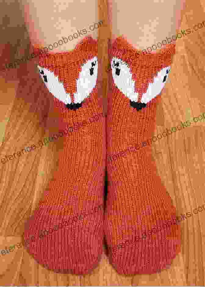 A Knitted Friendly Fox Sock Creature With A Sly Grin, Vibrant Colors, And Intricate Patterns Sockology: 16 New Sock Creatures Cute Cuddly Weird Wild