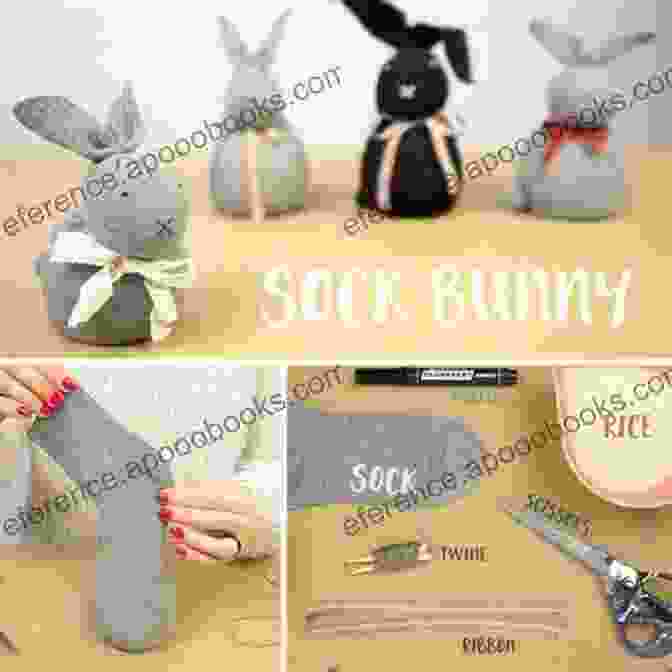 A Knitted Hopping Bunny Sock Creature With Energetic Leaps, Soft Fur, And Cheerful Expression Sockology: 16 New Sock Creatures Cute Cuddly Weird Wild