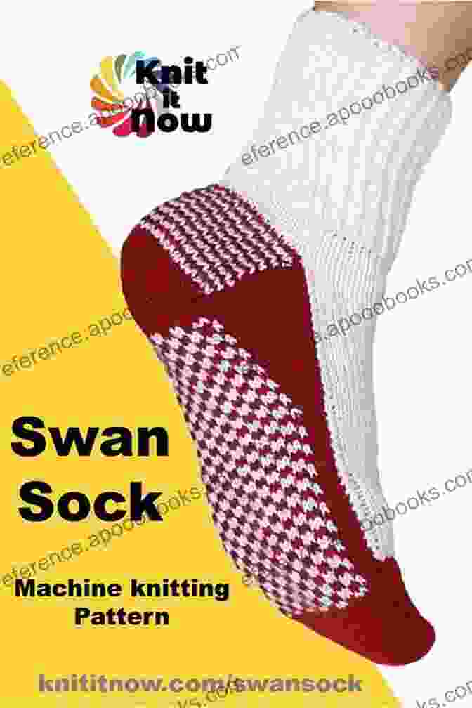 A Knitted Serene Swan Sock Creature With Graceful Curves, Soft Feathers, And Intricate Patterns Sockology: 16 New Sock Creatures Cute Cuddly Weird Wild