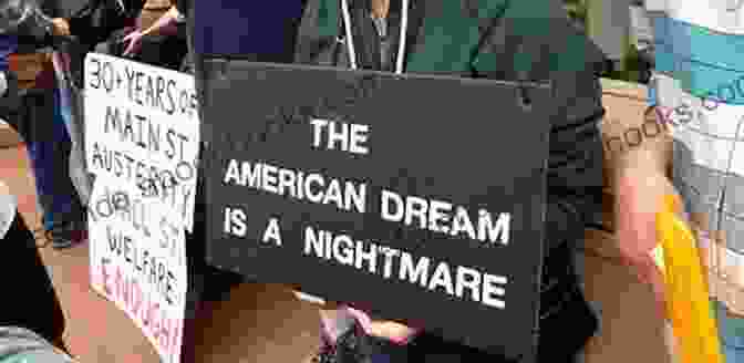 A Montage Of Images Representing The American Dream And The Social Nightmare It Has Become. Something For Nothing: The All Consuming Desire That Turns The American Dream Into A Social Nightmare