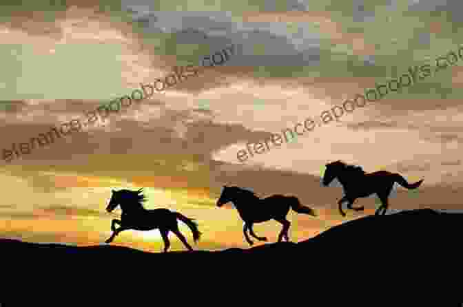 A Silhouette Of A Horse Against A City Skyline A Horse In The City