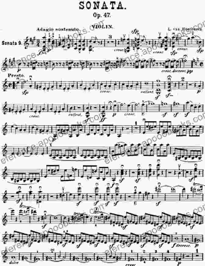 Beethoven's Violin Sonata No. 9 In A Major, Kreutzer, Op. 47, Sheet Music Score Beethoven Violin Sonata No 9 In A Major (Kreutzer) Op 47 (sheet Music Score)