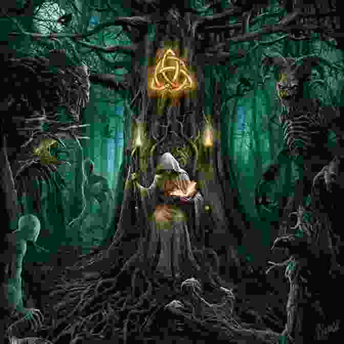 Book Cover Of The Oath: The Druid Chronicles One, Depicting A Young Woman In A Forest, Surrounded By Ancient Symbols And Glowing Orbs. The Oath: The Druid Chronicles One