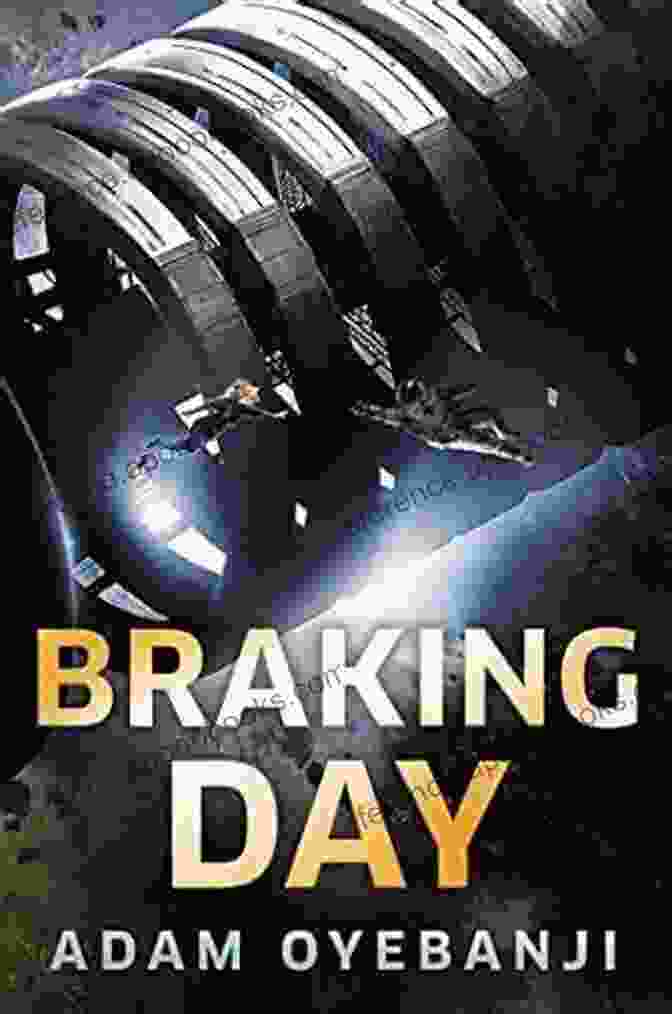 Braking Day Book Cover Featuring A Man Standing At The Edge Of A Cliff, Symbolizing The Transformative Journey Within Braking Day Adam Oyebanji