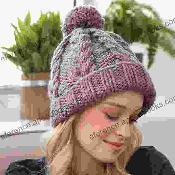 Chevron Cable Hat Showcasing A Modern Take On Cable Knitting With Chevron Motifs And A Cozy Ribbed Brim Top Down Knit Sweaters: 16 Versatile Styles Featuring Texture Lace Cables And Colorwork