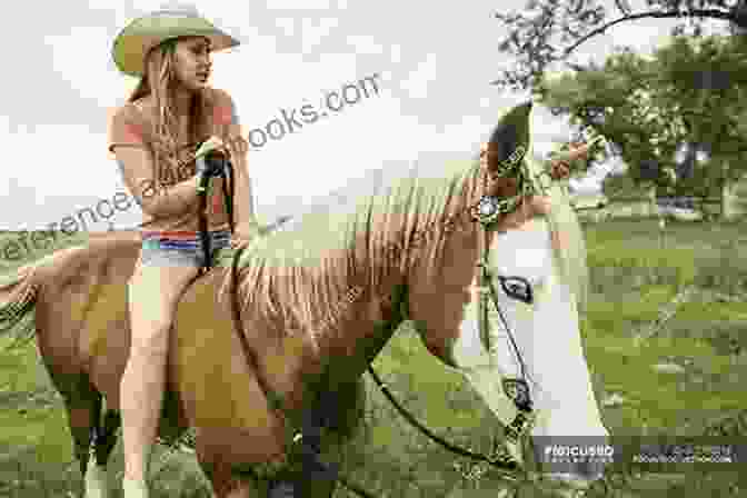 Close Up Of A Horse And A Girl Standing In A Field A Horse In The City