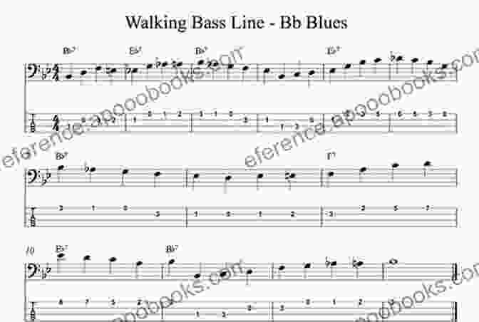 Example Of A Walking Bass Line Country Bass Guitar Made Easy