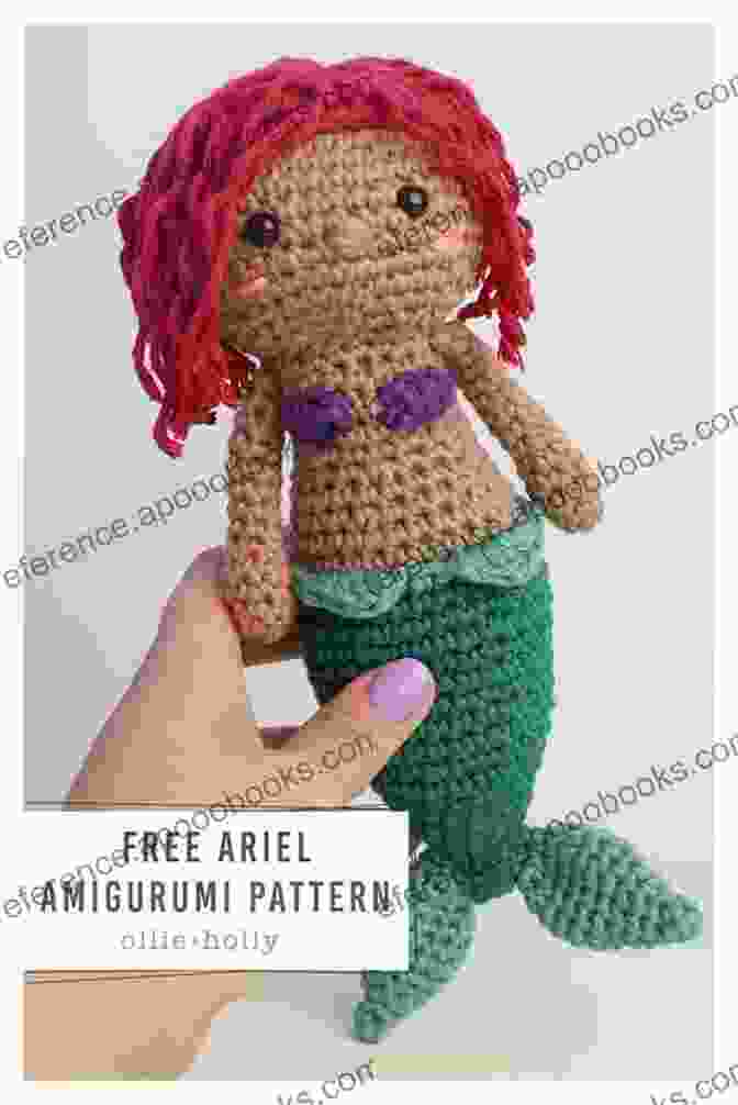 Graceful Ariel Crochet Toy With Flowing Red Hair And Shimmering Tail Disney Character Crochet: 5 Easy Disney Character Crochet Patterns