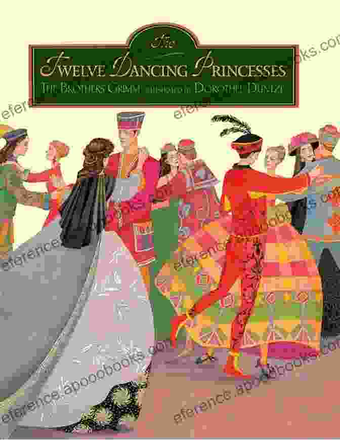 Illustration Of The Twelve Dancing Princesses Whirling In A Ballroom Timeless Fairy Tales: 10 11: The Twelve Dancing Princesses Snow White (Timeless Fairy Tales Boxset 4)