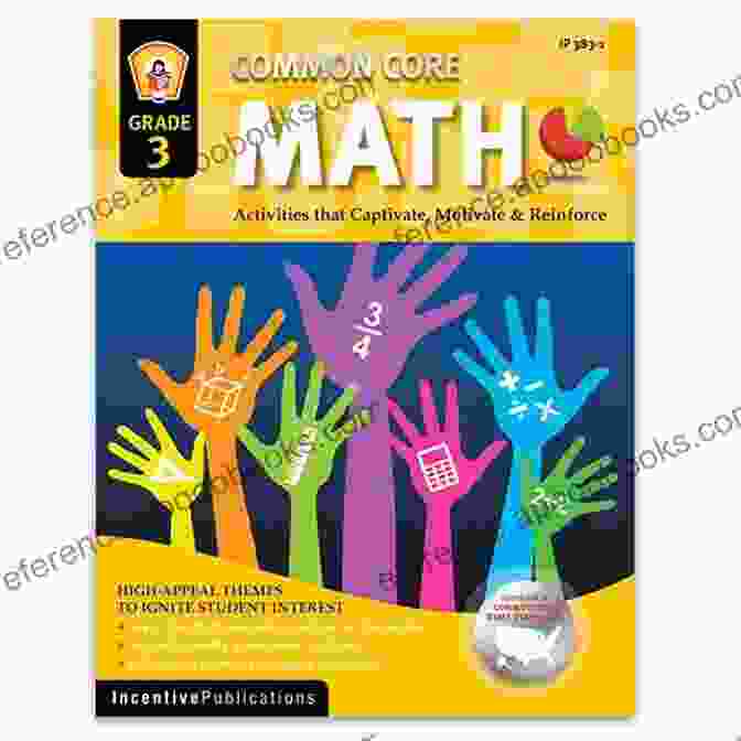 Math Common Core 4th Grade Book Cover, Featuring A Student Working On A Math Problem Math Common Core 4Th Grade