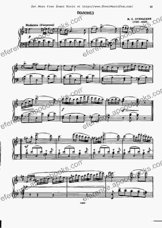 Polonez Oginski Sheet Music Polonez Oginski Sheet Music For Piano