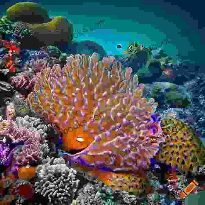 Vibrant Coral Reef Teeming With Diverse Marine Life, Showcasing The Beauty And Biodiversity Of The Underwater World. SeaSpray17: Ocean Photography Haiku Poetry