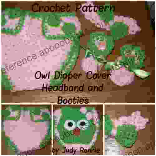 Crochet Pattern Owl Diaper Cover Set